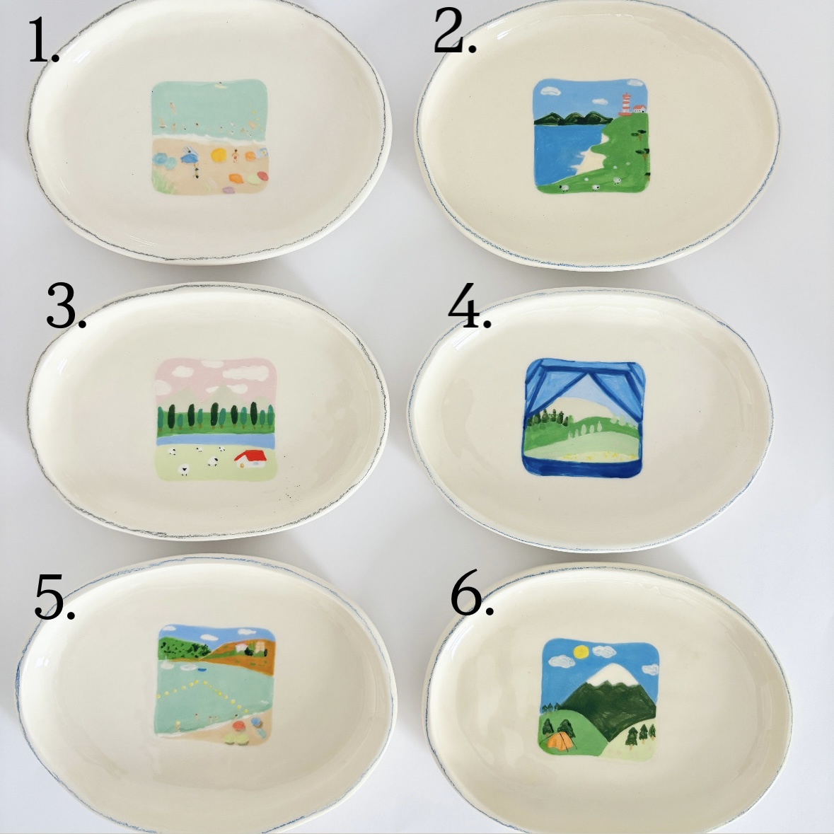 Bandeja ovalada paisajes - Imagen 16