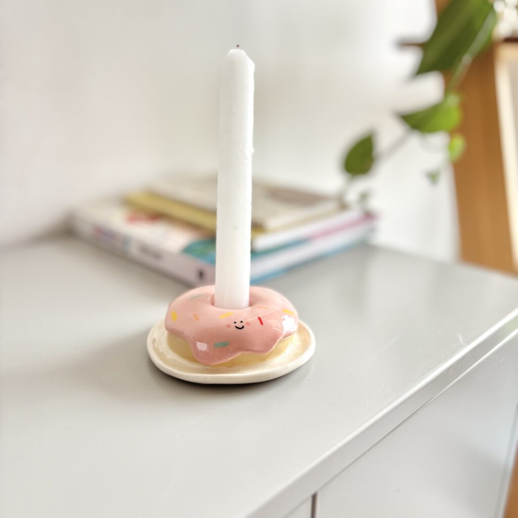 Portavelas Donut