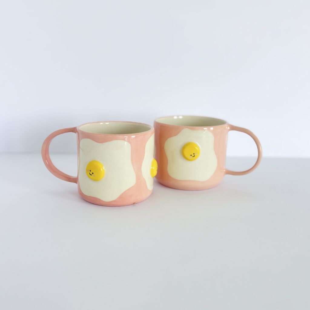 Taza huevo frito