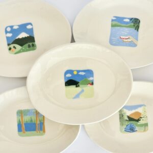 Platos paisaje